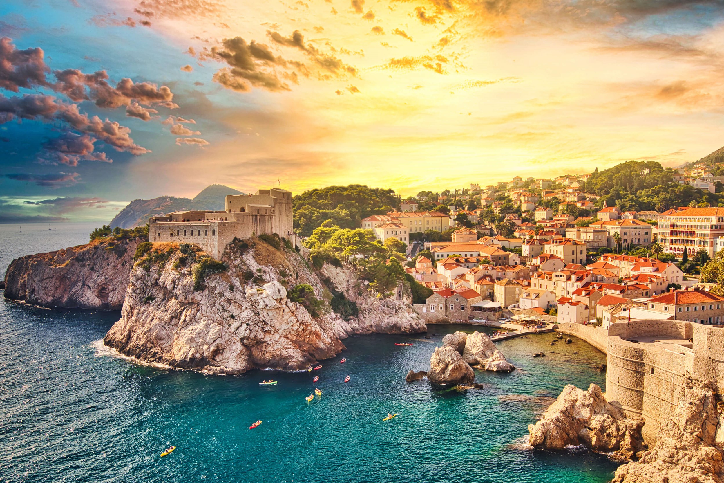 北欧　DUBROVNIK 宝石の様な風景画 109797b81f9d915d7d8c8ccd727abb
