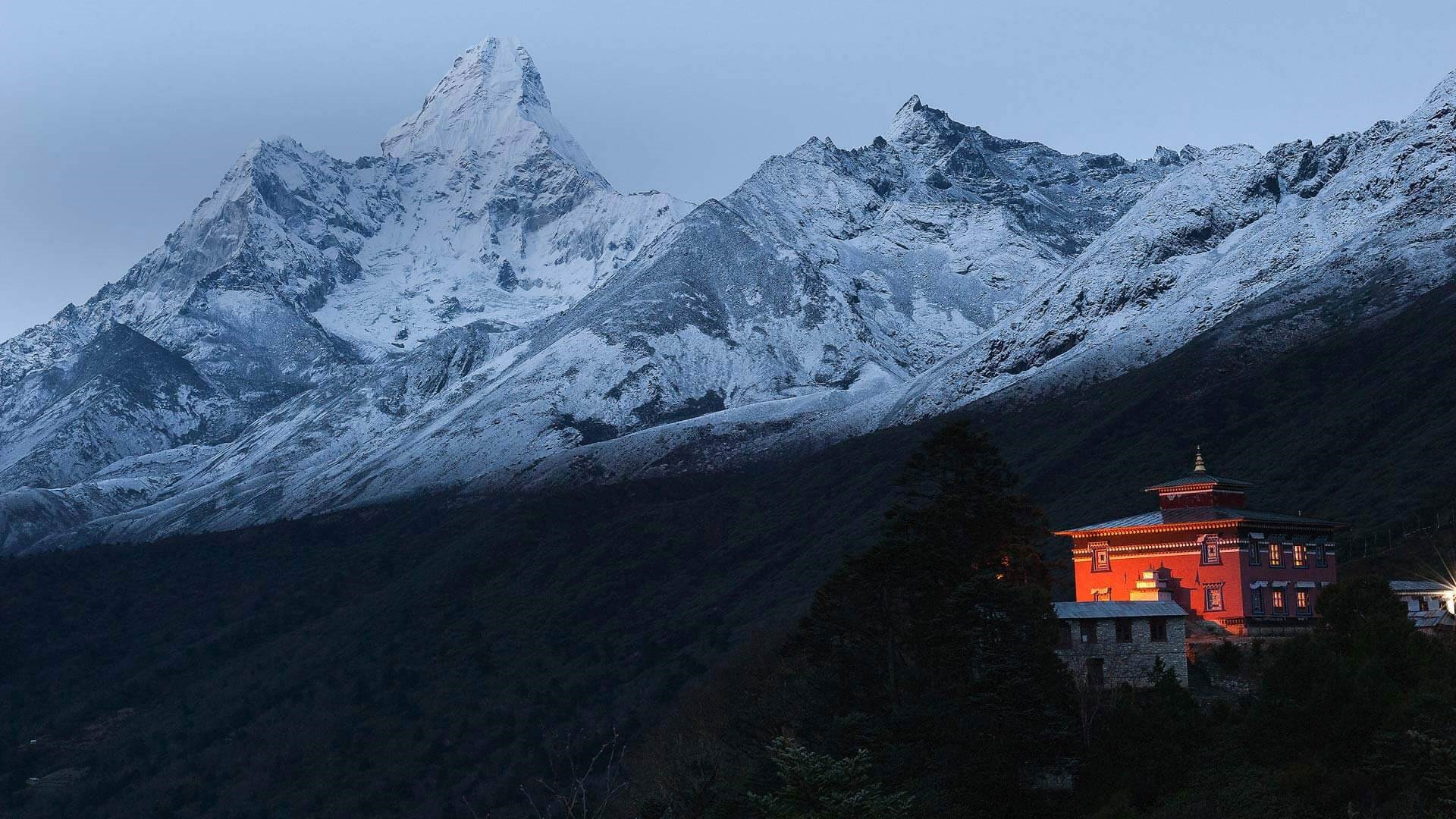 Mountains Himalayas Mount Everest Nepal Night HD wallpaper   Wallpaperbetter